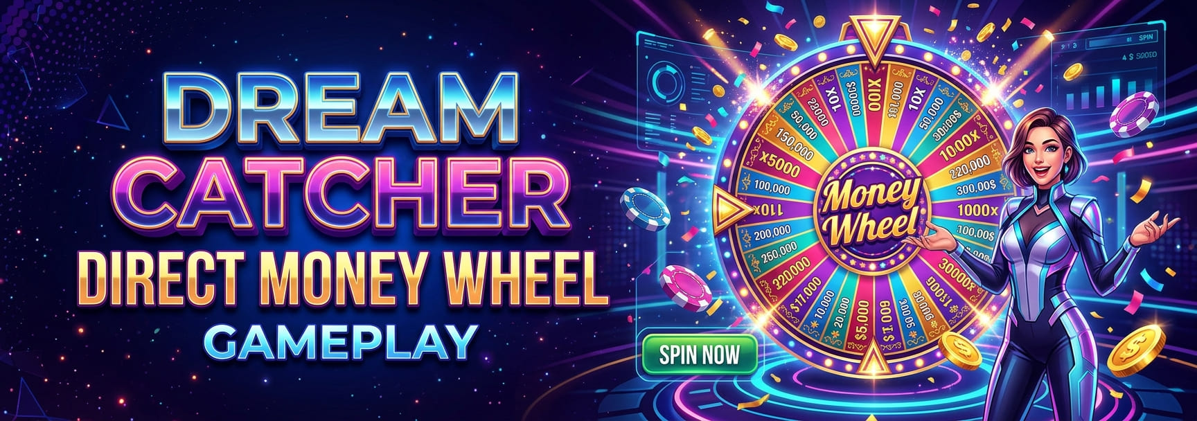 Dream Catcher : Direct Money Wheel Gameplay