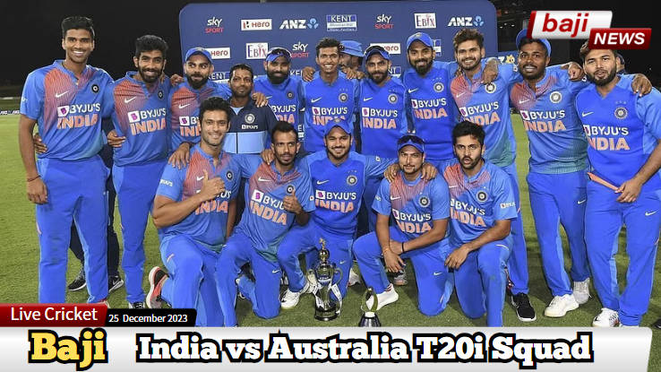 India vs Australia T20i Squad Clash of Titans in the Making